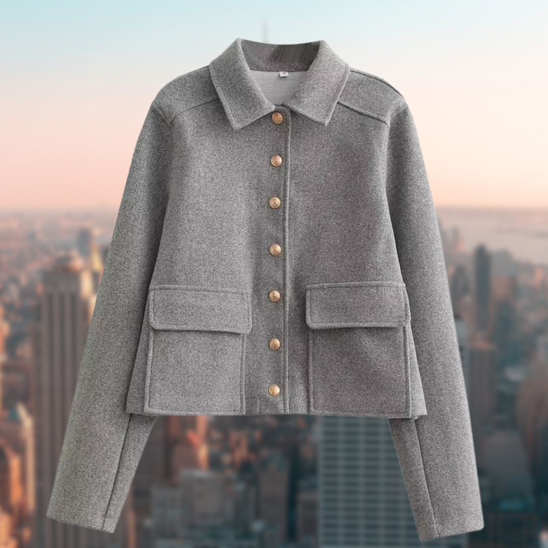 R&B | Damen Wolljacke Im Lässigen Look für Den Herbst