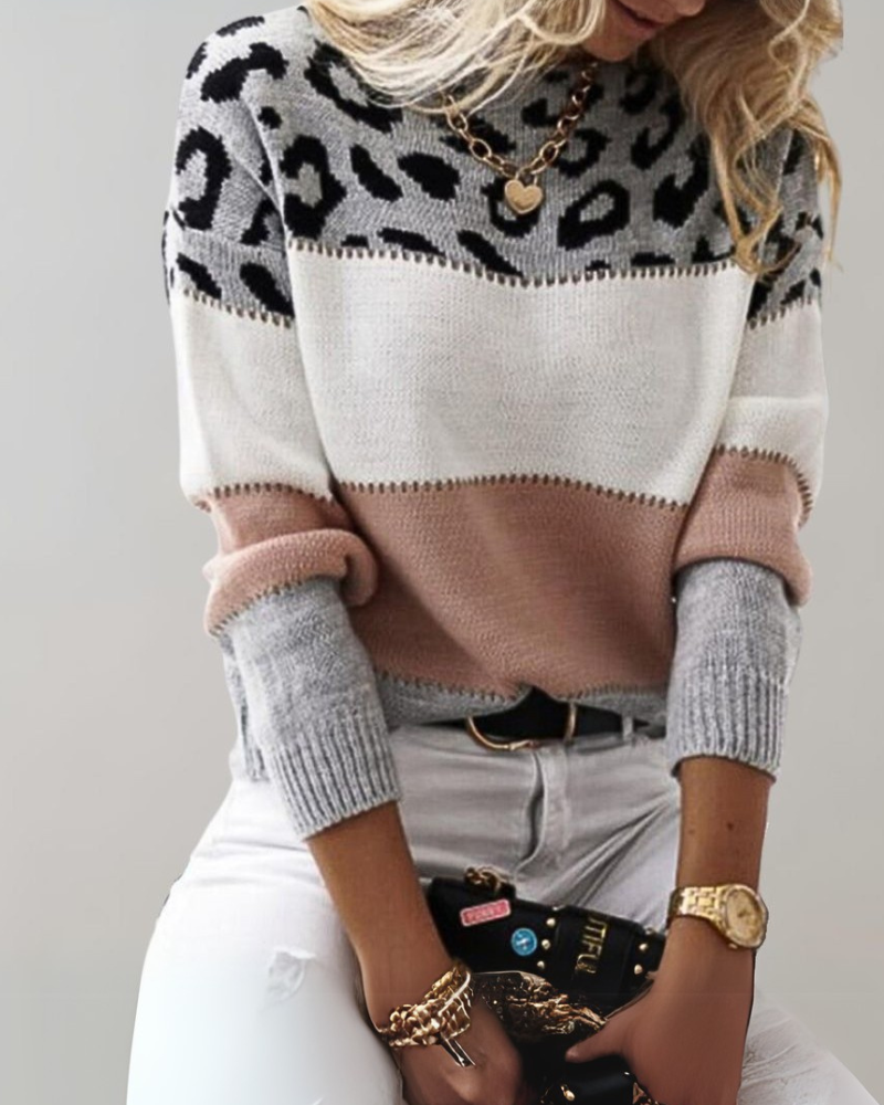 R&B | Leoparden Design Pullover