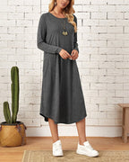 R&B | Lockeres Kleid mit Taschen