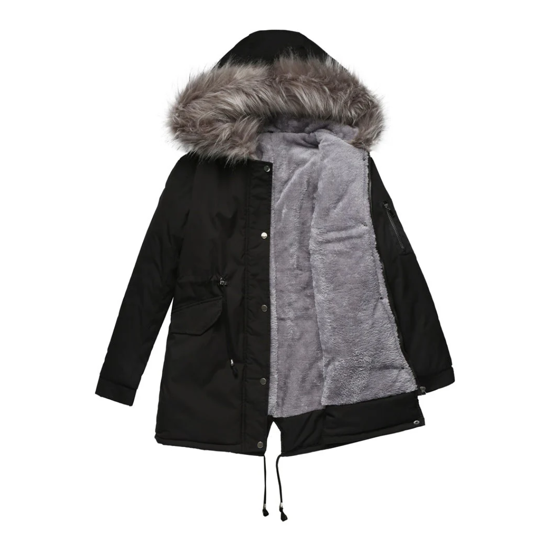 R&B | Winter Parka Jacke Niederknöpfen