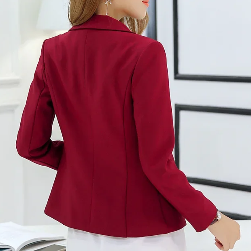 R&B | Blazer Taillierte Passform Strukturiertes Silhouette Ein Knopf Formal