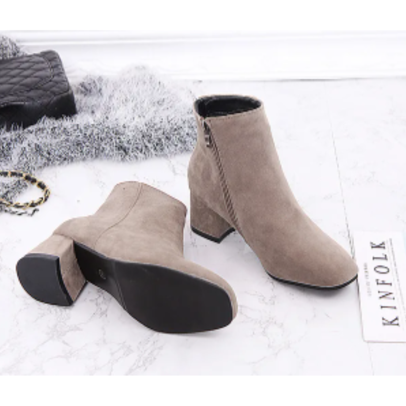 R&B | Moderne Wild Ankle Boots mit Bequemem Absatz Damen Ankle Boots