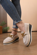 Orthopädische Slipper mit dicker Sohle und Ketten R&B R&B