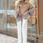 R&B | Strick-Cardigan mit Glitzer-Pailletten