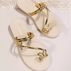 EB Sandalen Mit Schmetterlingsmotiven