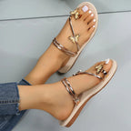 EB Sandalen Mit Schmetterlingsmotiven