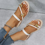 EB Sandalen Mit Schmetterlingsmotiven