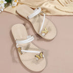 EB Sandalen Mit Schmetterlingsmotiven