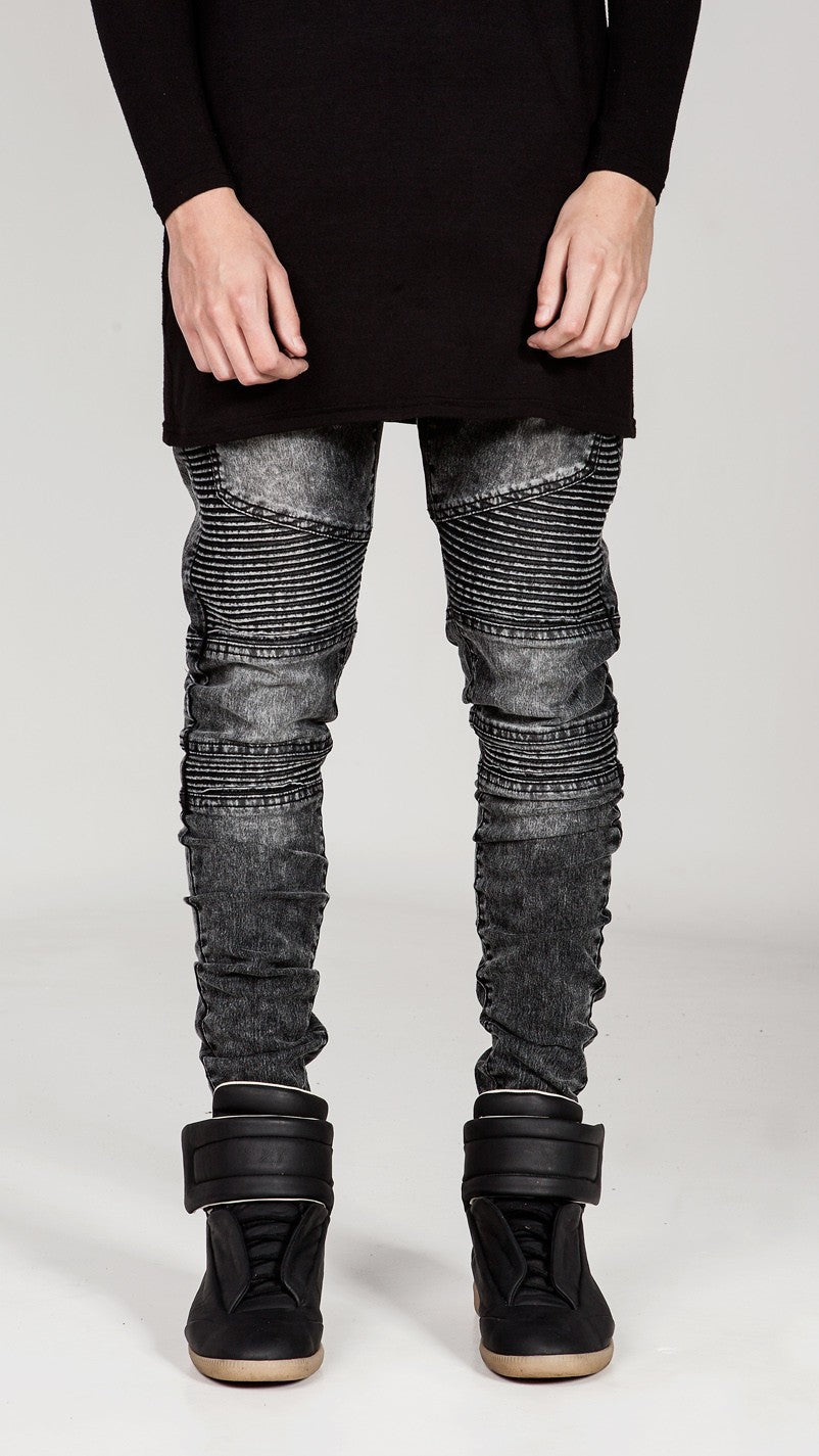Herren Skinny Jeans mit strukturiertem Design und modischen Akzenten R&B
