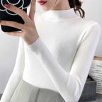 R&B | gerippter Wollpullover für Damen