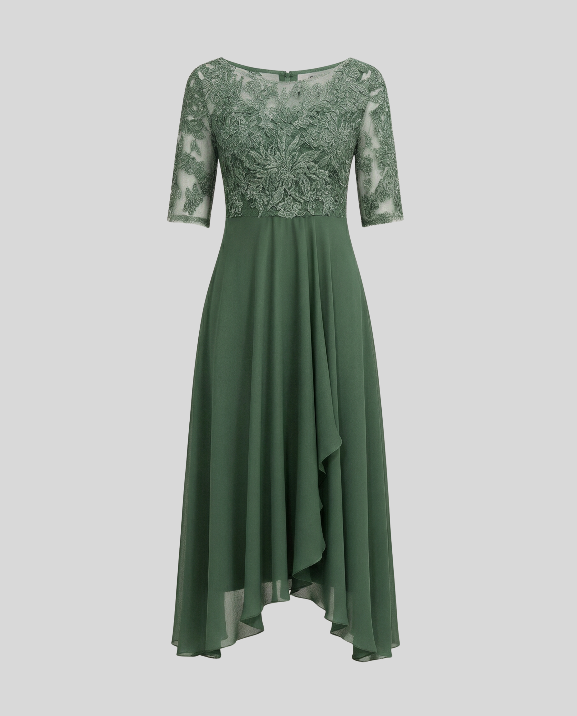 Luftiges Elegantes Midi Kleid