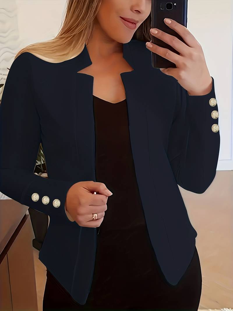 R&B | Freizeit Damen Blazer Mit Knöpfen