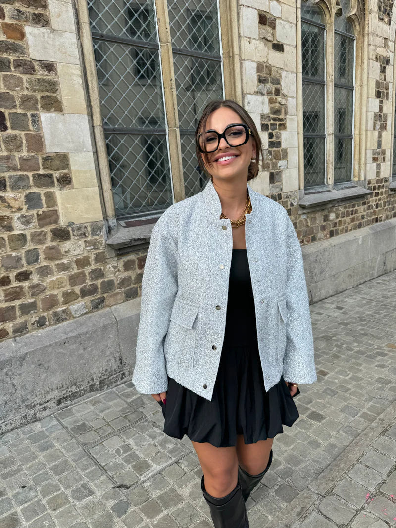 R&B | Pailettenbomberjacke