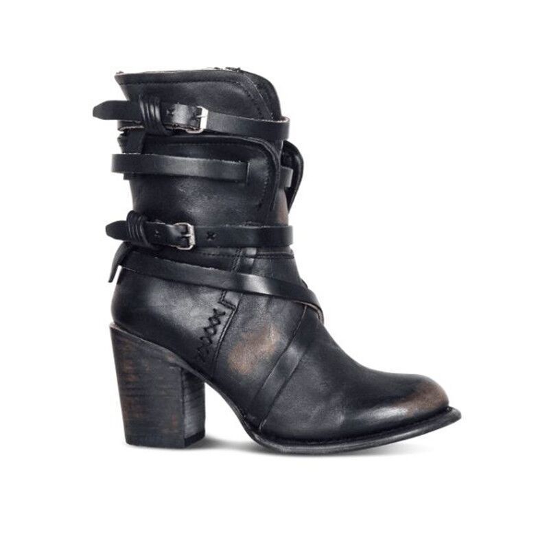 Klassische Lederstiefel für Damen R&B