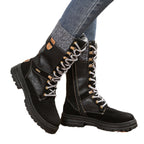 Elegante Hohe Damen Winterstiefel R&B