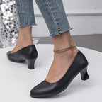 R&B | Stilvolle Damen Pumps mit Spitzem Zeh und Blockabsatz