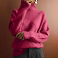 R&B | Lässiger Warmer Strickturtleneck Pullover