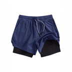 R&B | Atmungsaktive Doppel-Shorts für Männer