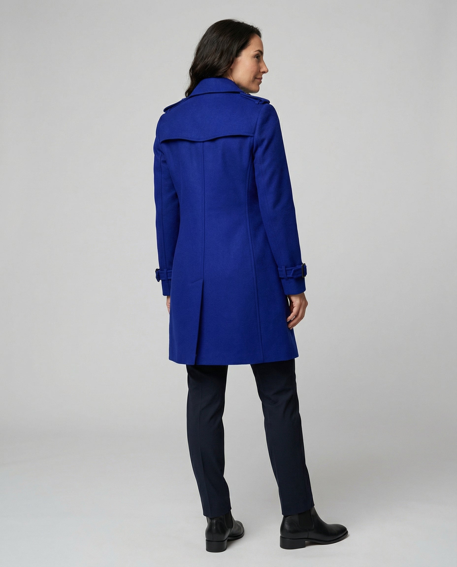 Damen Woll Wintermantel mit Klassischem Schnitt & Winterdesign | R&B