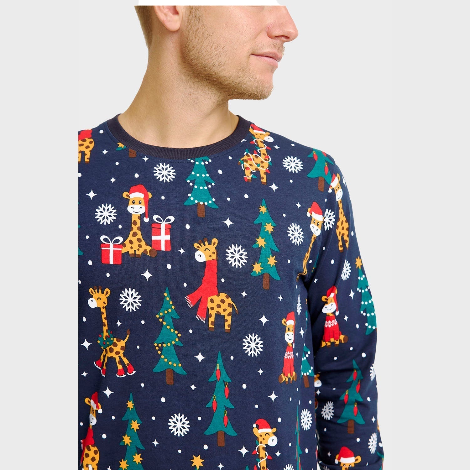 R&B | Die Giraffen Weihnachts-Pyjamas für Herren
