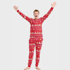 R&B | Weihnachtsplätzchen Weihnachts-Pyjama rot Herren