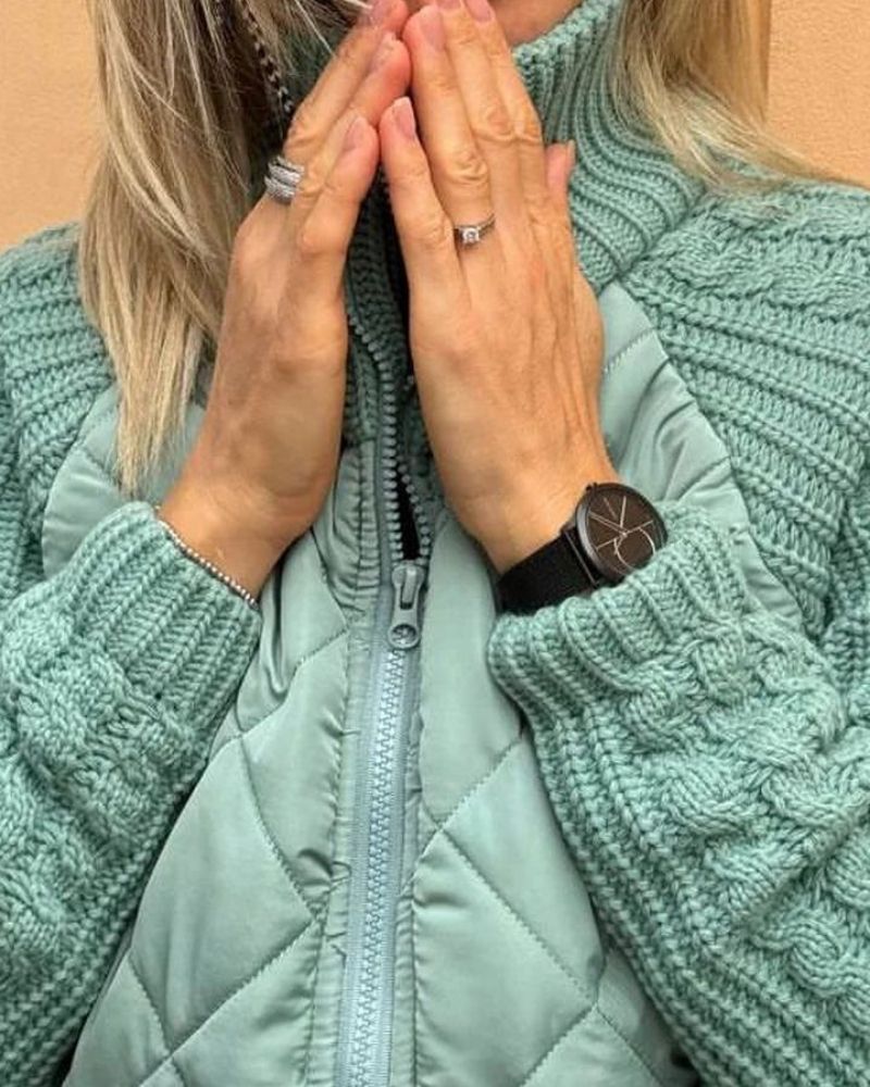 R&B | Legere Strickjacke mit Reißverschluss