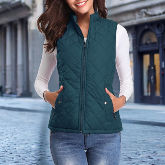 R&B | Elegante Steppjacke mit Zipper für Damen