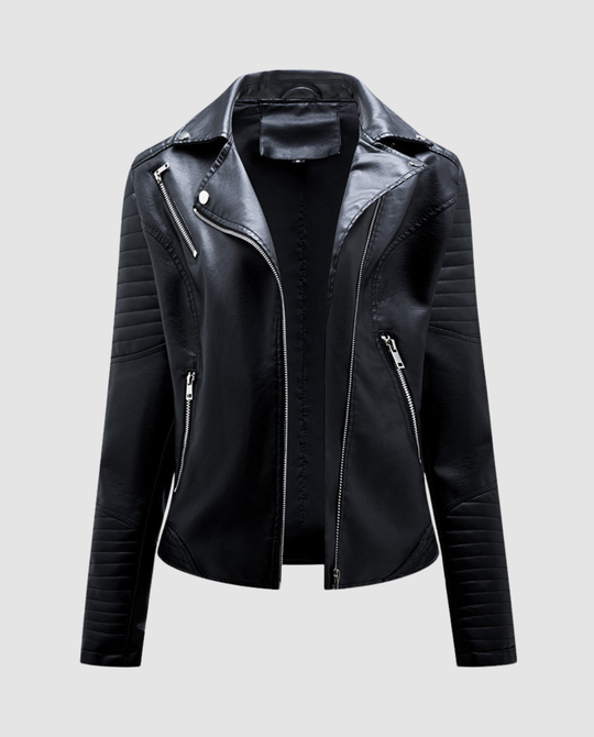 Elegante Kunstlederjacke Damen | R&B