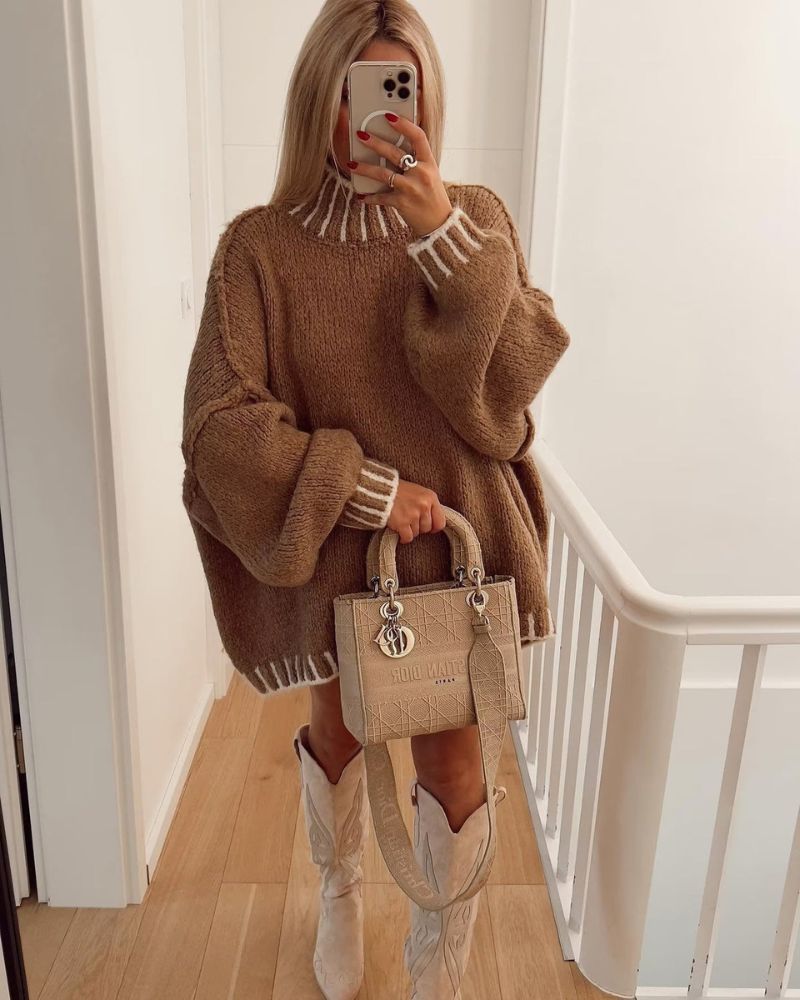 R&B | Strickjacken Revers Pullover
