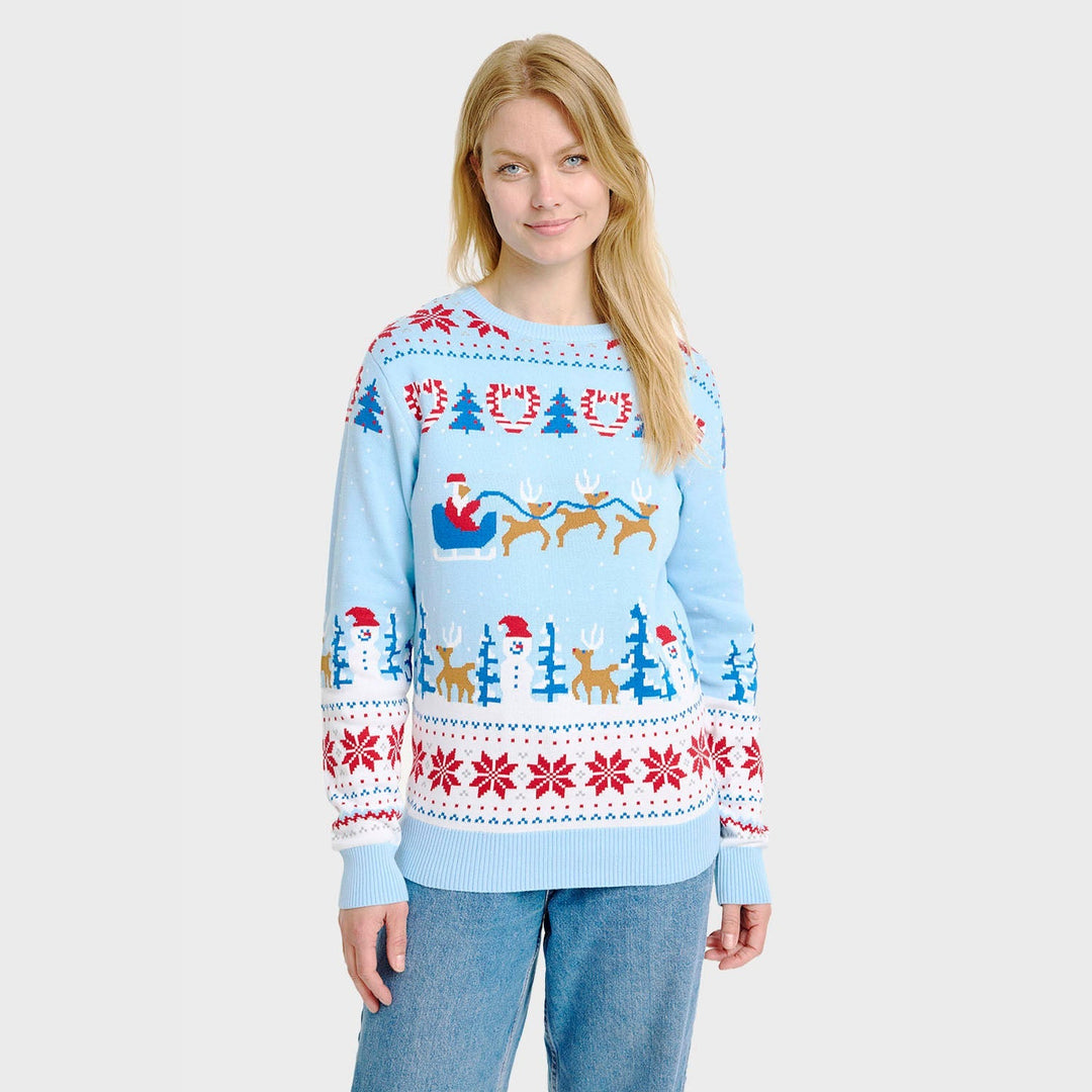R&B | Weihnachtswunderland Weihnachts-Pullover -Frauen