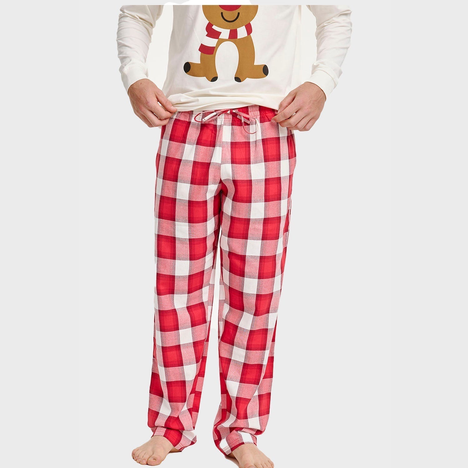R&B | Das fröhliche Weihnachts-Pyjama-Oberteil Herren