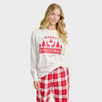 R&B | Das fröhliche Weihnachts-Pyjama-Oberteil Frauen