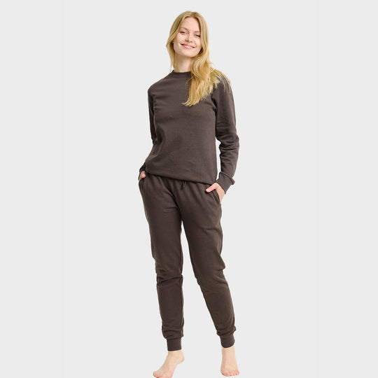 R&B | Braunes Sweatset Frauen