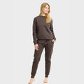R&B | Braunes Sweatset Frauen