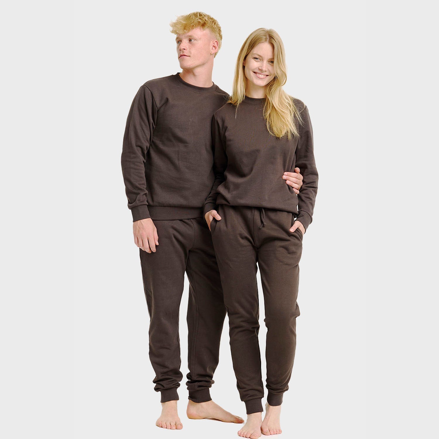 R&B | Braunes Sweatset Frauen