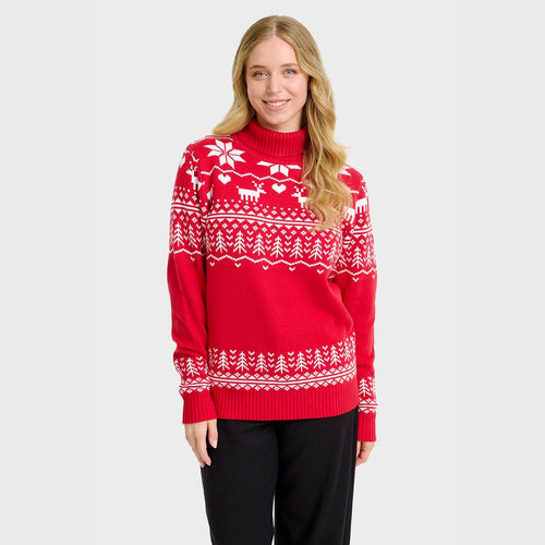 R&B | Der Grönland Weihnachtsrollkragenpullover Damen