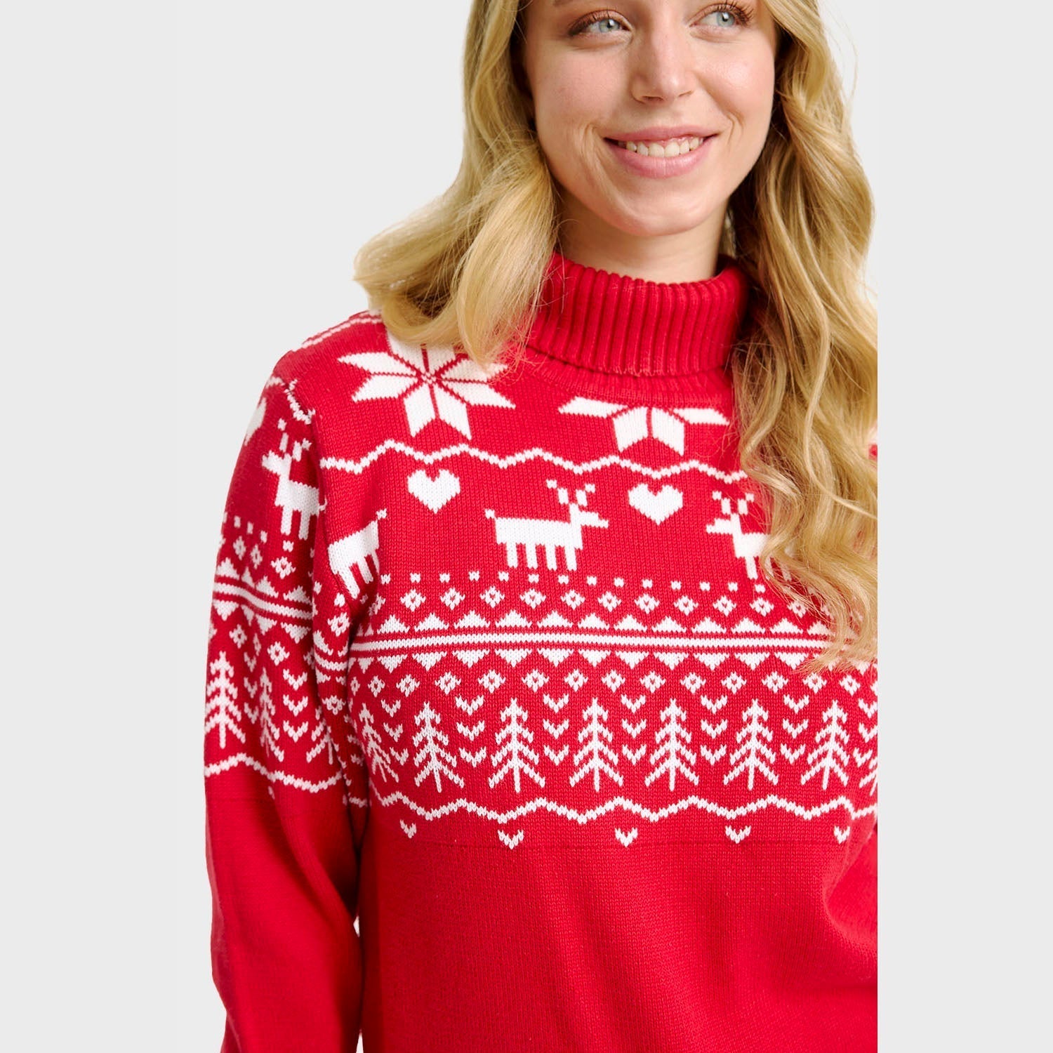 R&B | Der Grönland Weihnachtsrollkragenpullover Damen