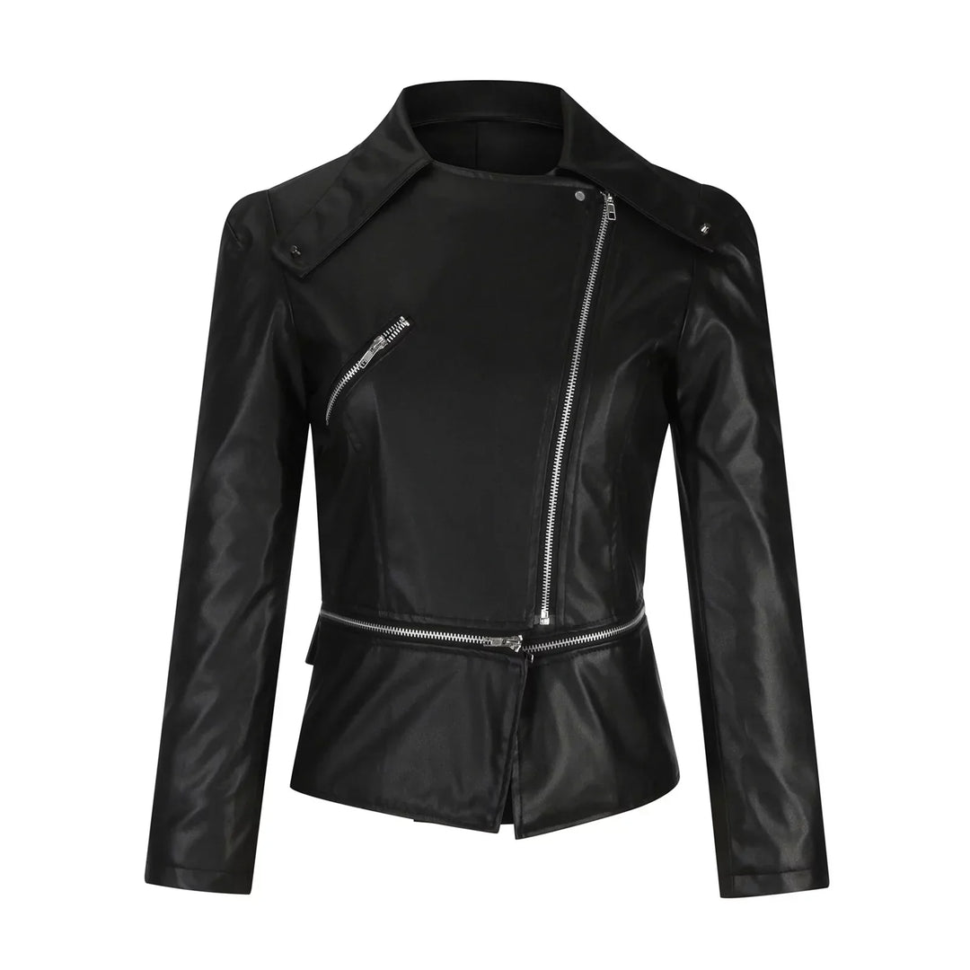 R&B | Leder Bikerjacke - Cool & Stilvoll