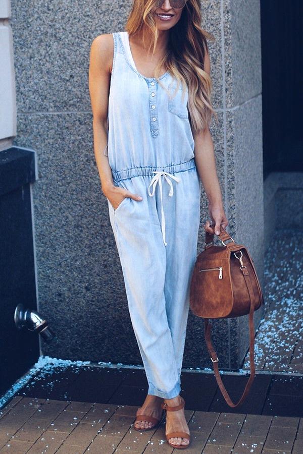 R&B | Neue Ideen Taschen Denim Jumpsuit