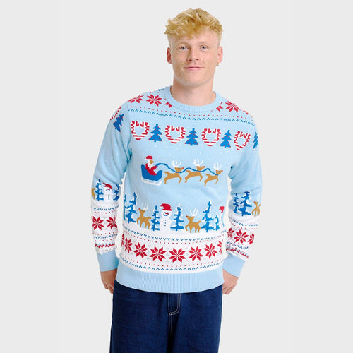 R&B | Christmas Wonderland Weihnachts-Pullover Herren