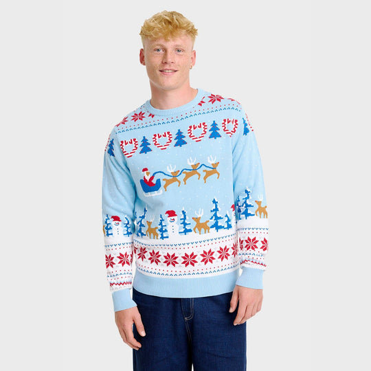 R&B | Christmas Wonderland Weihnachts-Pullover Herren