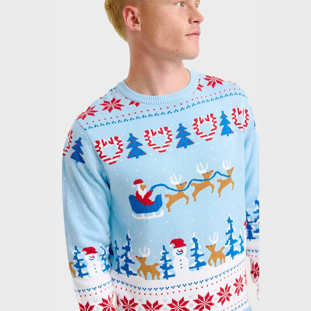 R&B | Christmas Wonderland Weihnachts-Pullover Herren
