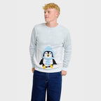 R&B | Der süße Pinguin Weihnachten Pullover Herren
