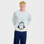 R&B | Der süße Pinguin Weihnachten Pullover Herren