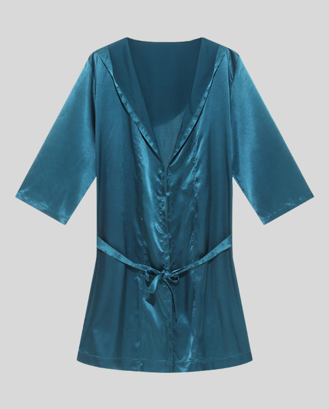 Herren Satin Bademantel R&B