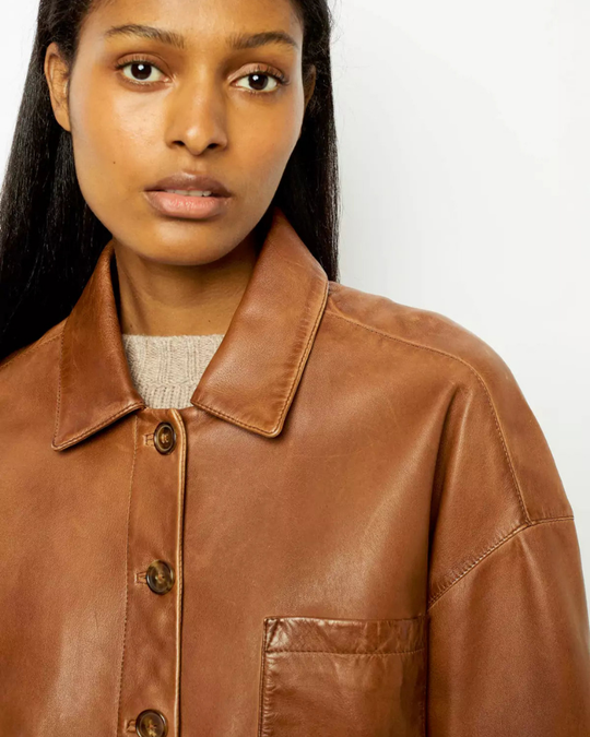 R&B | Boxy Lederjacke