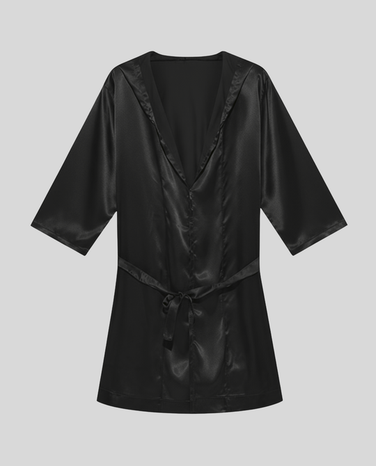 Herren Satin Bademantel R&B