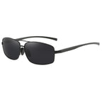 R&B | Vintage Square Aluminium Magnesium Polarisierte Sonnenbrille