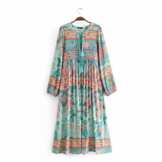 R&B | Kleid mit böhmischem Print