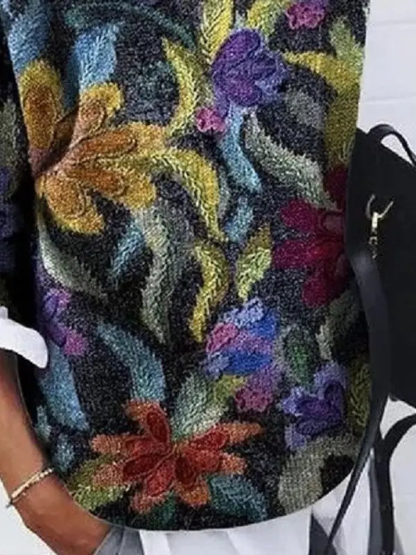 R&B | Modischer Floral Pullover
